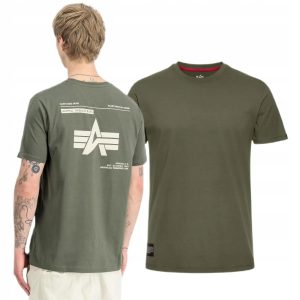 ALPHA MAJICA LABEL BACK PRINT T-SHIRT