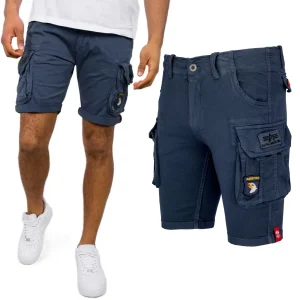 ALPHA INDUSTRIES ŠORC CREW SHORT PATCH