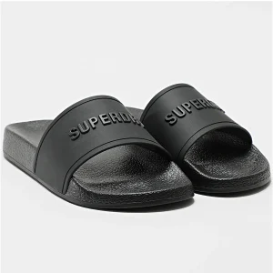 PAPUCE SUPERDRY  MONOGRAM POOL SLIDE