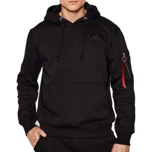 DUKS RED STRIPE HOODY