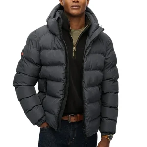 JAKNA SUPERDRY HOODED SPORTS PUFFER JACKET