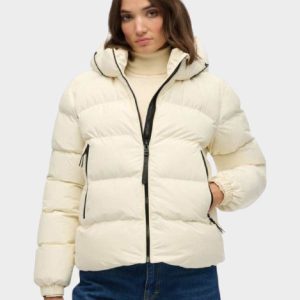 JAKNA SUPERDRY HOODED SPORTS PUFFER JACKET