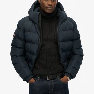 SUPERDRY HOODED SPORTS PUFFER JACKET
