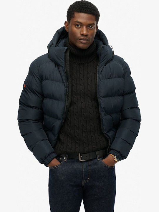 SUPERDRY HOODED SPORTS PUFFER JACKET
